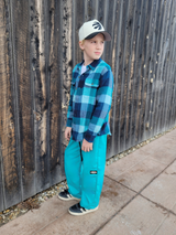 Kids Turquoise Lounge Pants