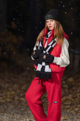 Adult Red Fleece Pants