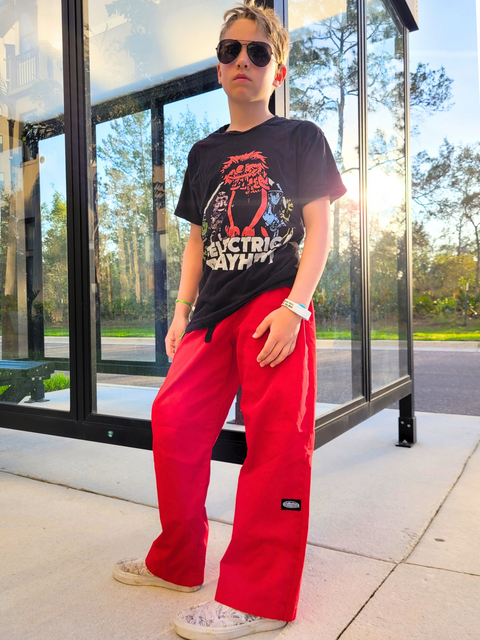 Kids Red Original Lounge Pants | Modrobes Canada