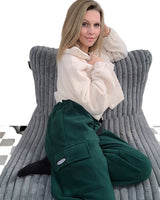 Fleece Cargo Forest Green image 0