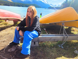Adult Azure Blue Fleece Pants