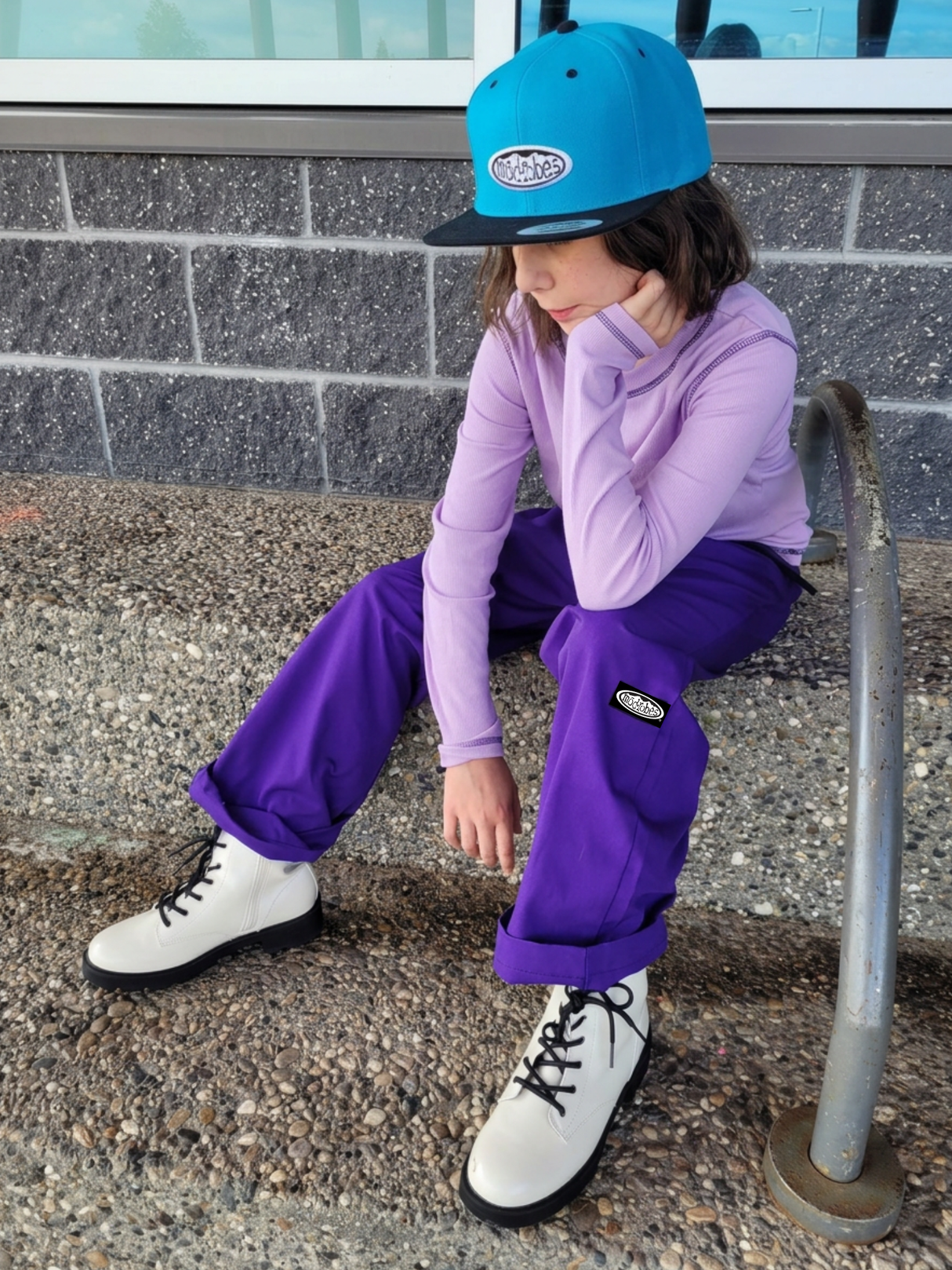 Kids Purple Lounge Pants