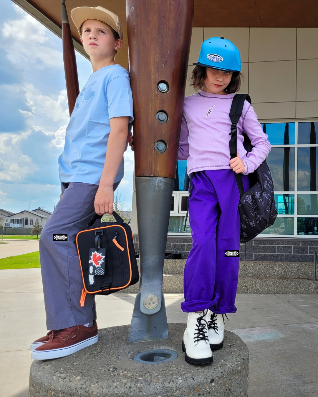Kids Purple Lounge Pants