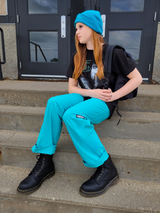 Adult Turquoise Original Lounge Pants + Side Pockets